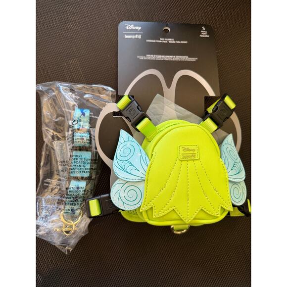 Tinkerbell Loungefly Dog Harness and Leash, BNWT - Picture 1 of 2